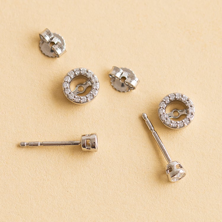 Náušnice 2v1 s diamanty Annabel 120751