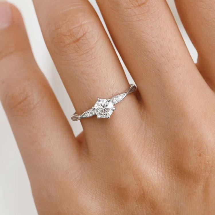 Zásnubní prsten ze zlata s 2.02ct IGI certifikovaným lab-grown diamantem Mileva 166525