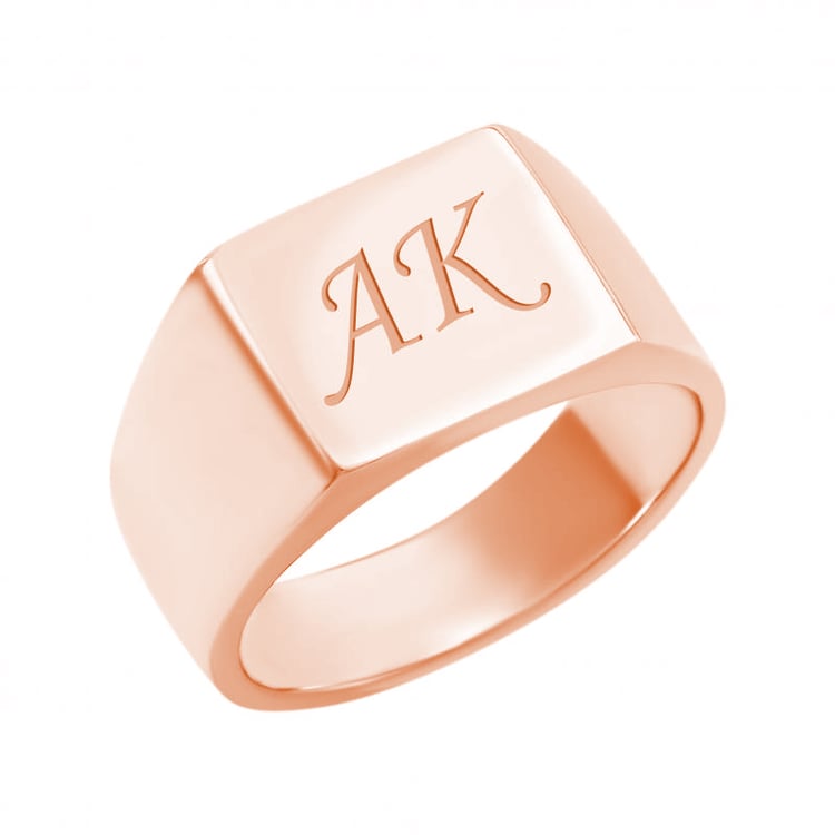 Stříbrný pánský prsten s gravírem podle vlastní volby Loslia 140258