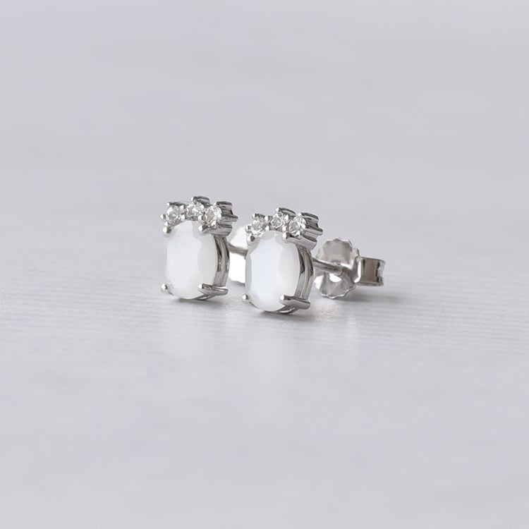 Náušnice s topazy 72646