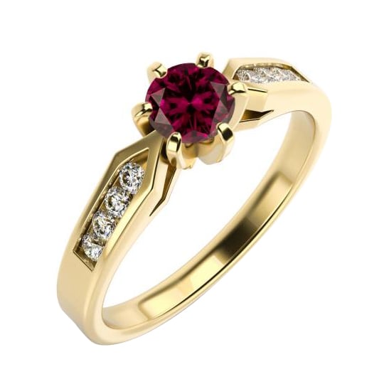 Prsten ze žlutého zlata 59364