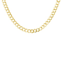 Masivní panzer řetízek 55 cm z 14k zlata