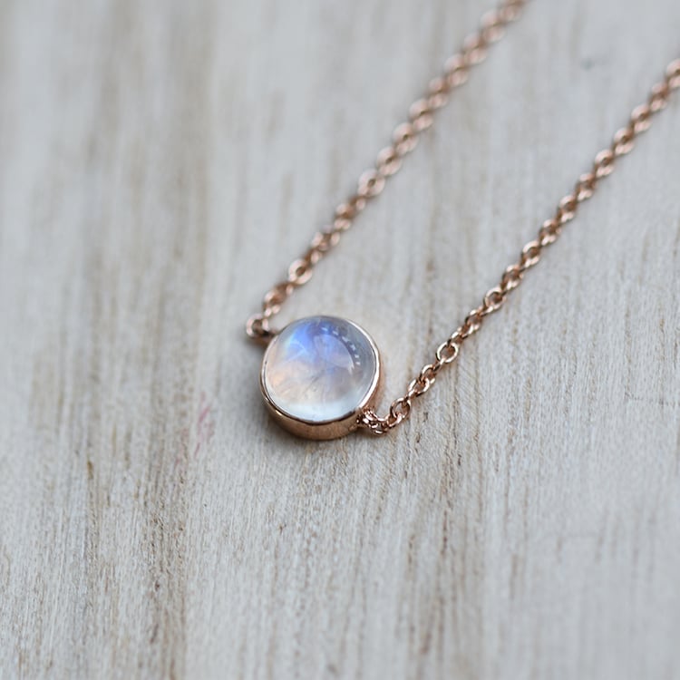 Zlatý náramek s měsíčním kamenem Tanwen 58831