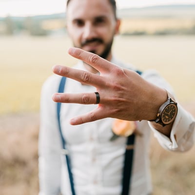 Pánský snubní prsten