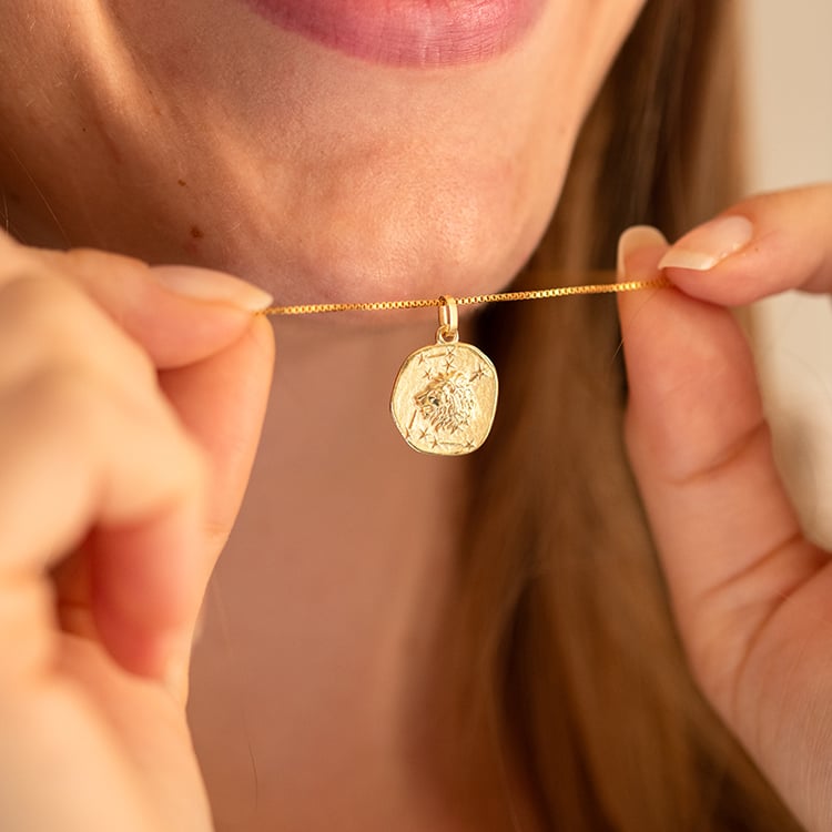 Stříbrný přívěsek se symboly znamení zvěrokruhu 145591