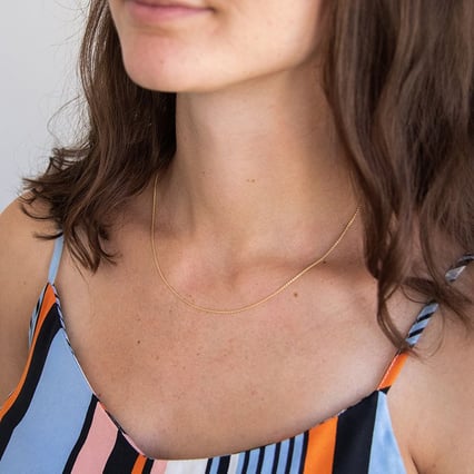 Ankr řetízek 45 cm z 18k zlata