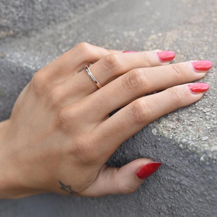 Minimalistické snubní prsteny 30001