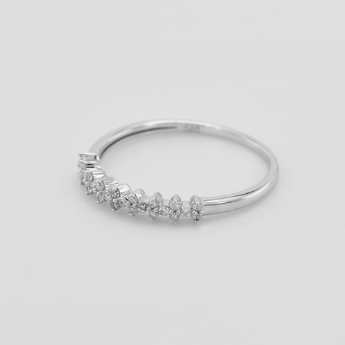 Stříbrný eternity prsten s lab-grown diamanty Betsy