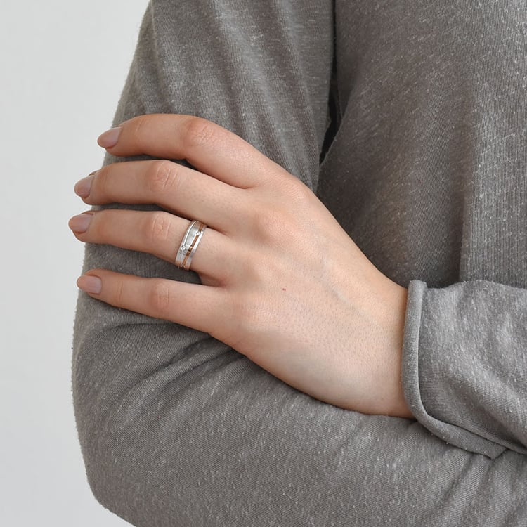 Dámský snubní prsten 77792