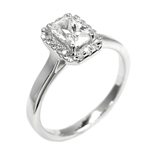 Zásnubní prsten s diamanty z 18k zlata Davina