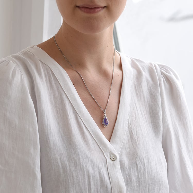 Přívěsek s tanzanitem 67577