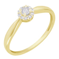 Zásnubní prsten plný lab-grown diamantů Arline