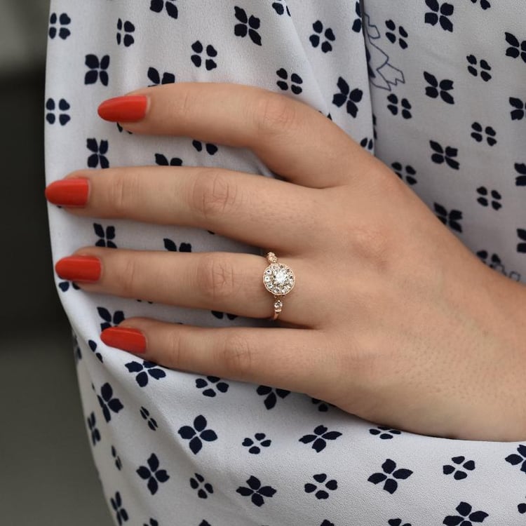 Vintage zásnubní prsten 33981