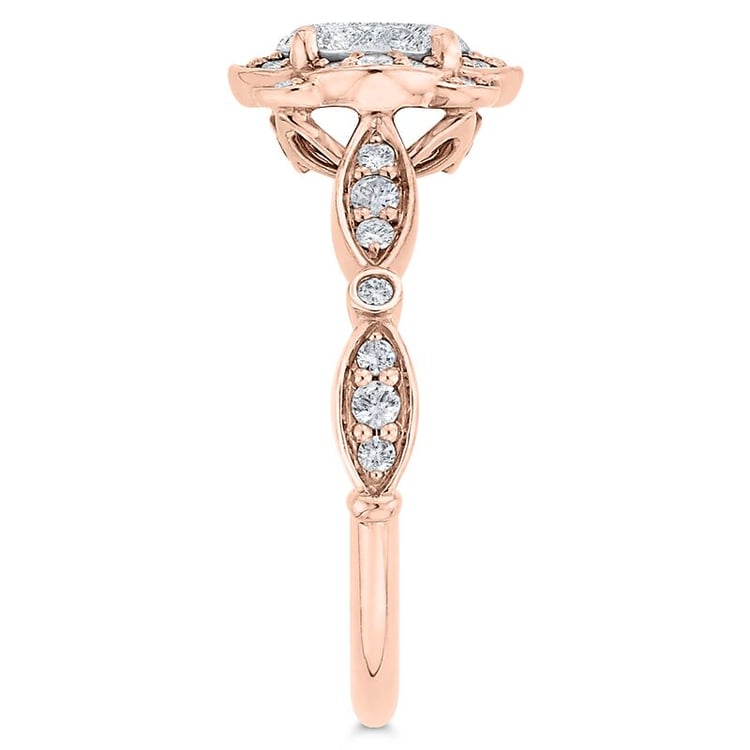 Diamantový zásnubní prsten ze zlata 68364