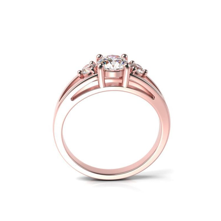 Zásnubní zlatý prsten 15841