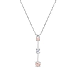 Zlatý přívěsek Minulost přítomnost budoucnost s morganity a topazem