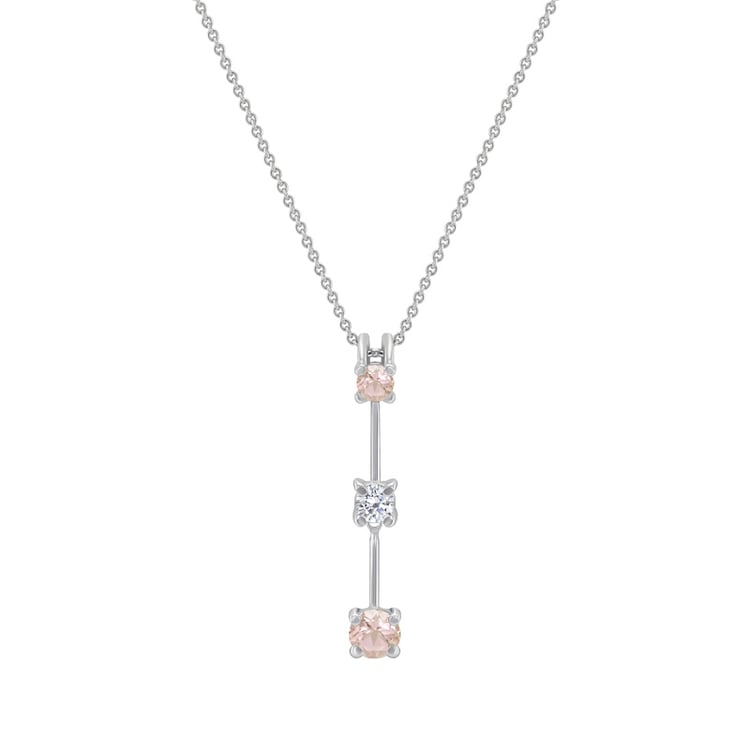 Zlatý diamantový náhrdelník Past Present Future