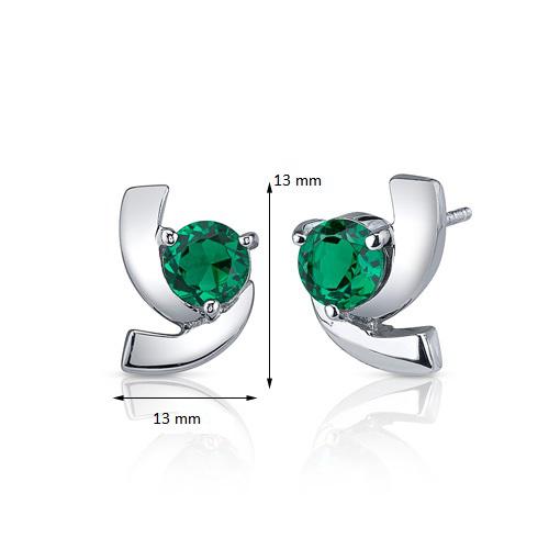 Náušnice se smaragdy Hany 11925