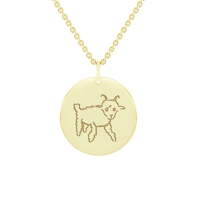 Stříbrný přívěsek s gravírem beránka Malý princ 138524