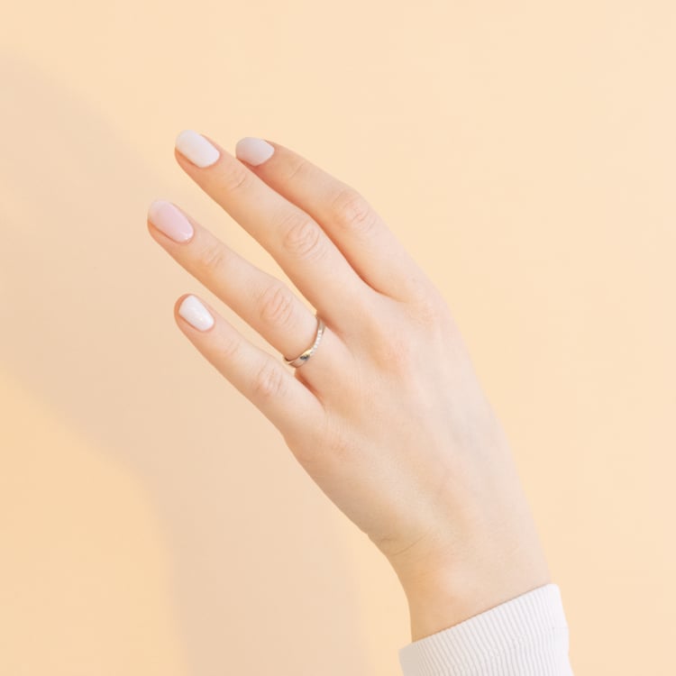 Propletený prsten s lab-grown diamanty Lasha 124389