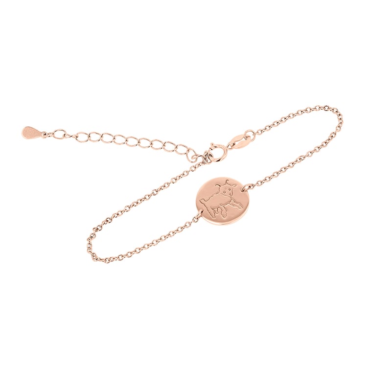 Stříbrný náramek s gravírem beránka Malý princ 144543