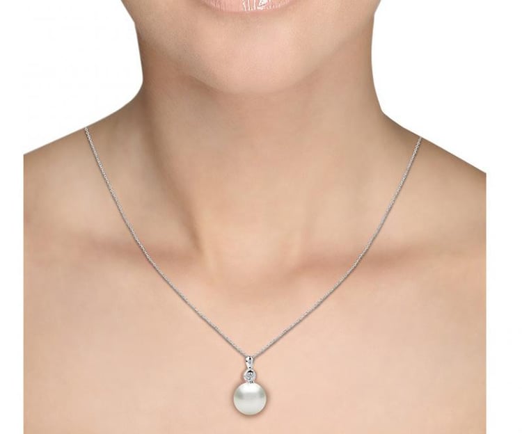 Perlový přívěsek ze zlata Coronah 7862