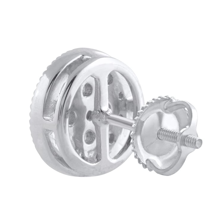 Zlaté náušnice s diamanty 19184