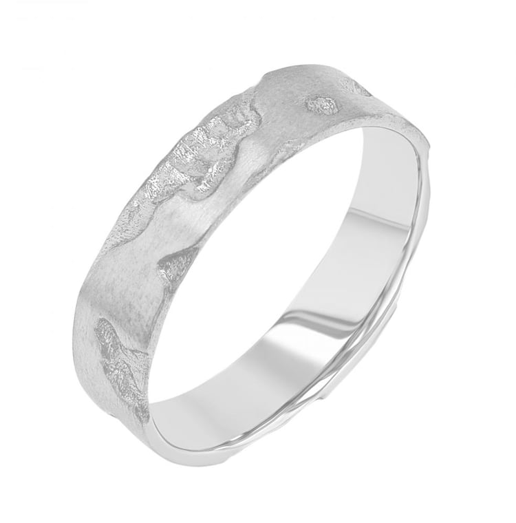 Snubní prsteny s ručně rytým povrchem Cley 156441