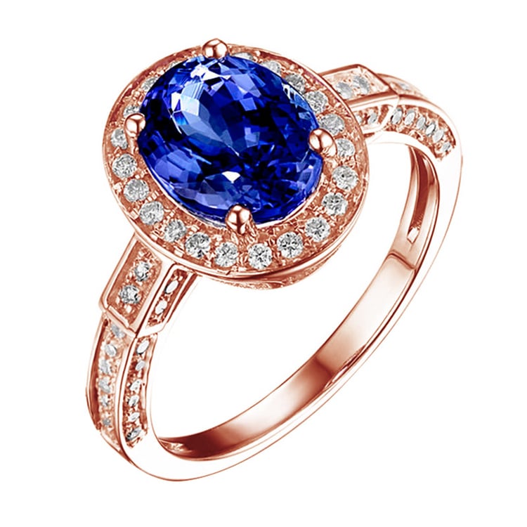 Zásnubní prsten s tanzanitem 82958