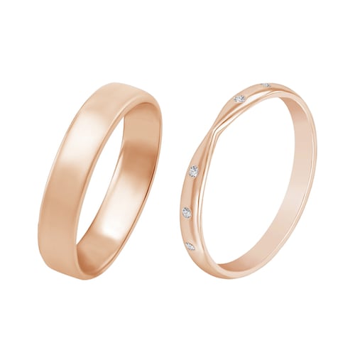 Eternity prsten s lab-grown diamanty a pánský komfortní prsten Garcia