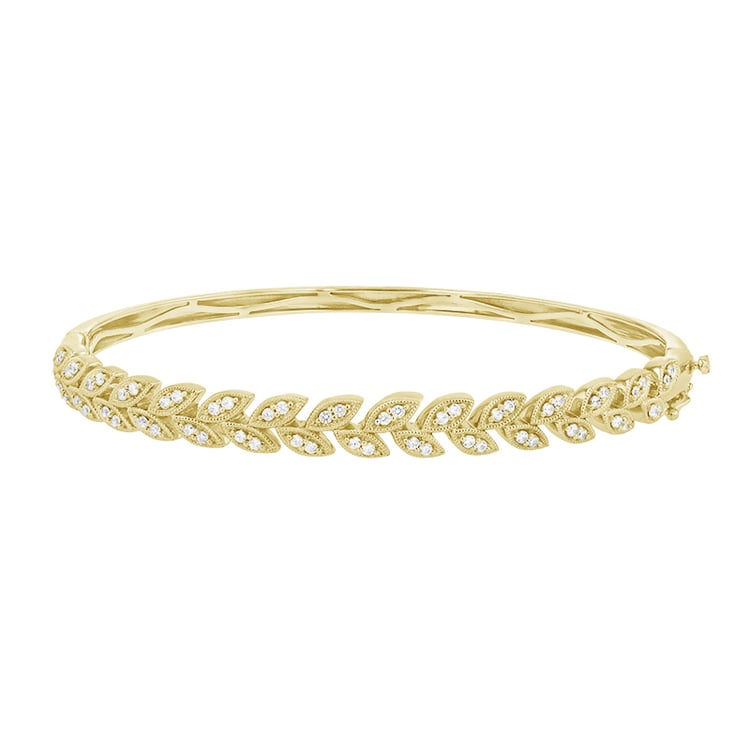 Stříbrný náramek s třpytivými lab-grown diamanty Ettore 108016