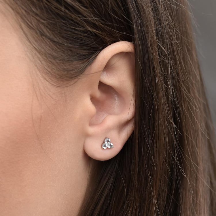 Náušnice s topazy 33965