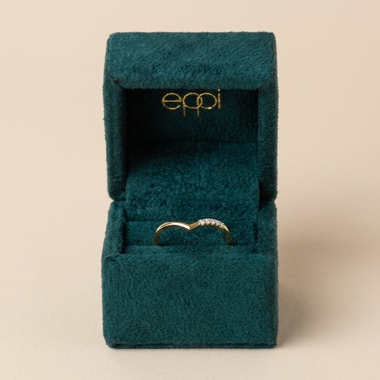 Vykrojený rozvodový eternity prsten s lab-grown diamanty Titus 166461