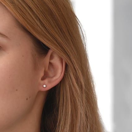 Martini napichovací náušnice s diamanty Camdyn