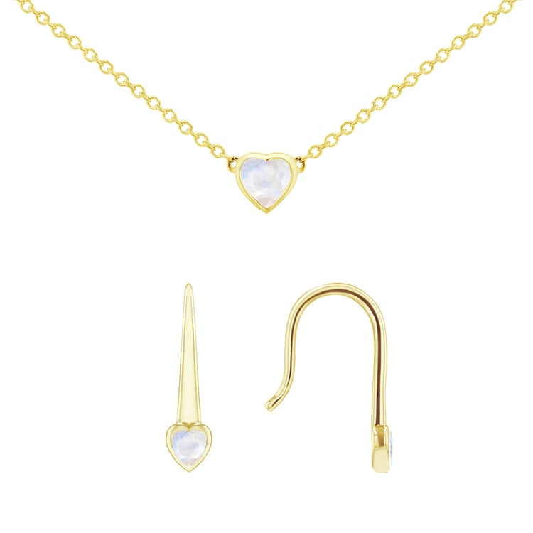 Kolekce šperků s měsíčním kamenem Roshni 145763