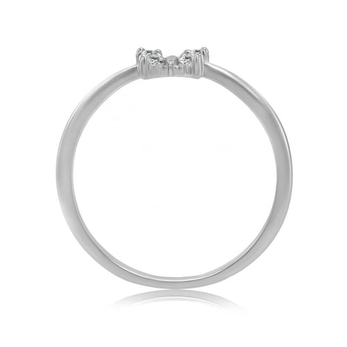 Zásnubní prsten motýlek s diamanty Laua