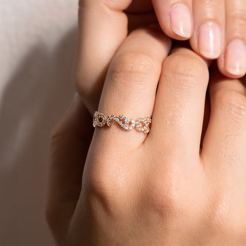 Eternity prsten s lab-grown diamanty Chaya