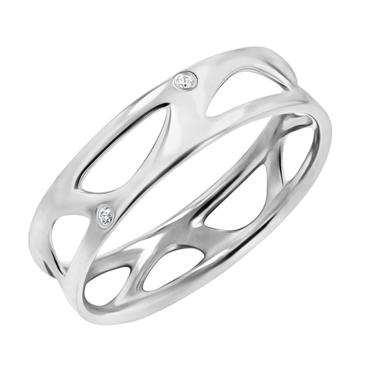 Zlaté netradiční snubní prsteny Bionic 145422