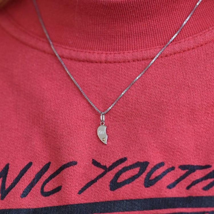 Stříbrné srdce best friend 28560