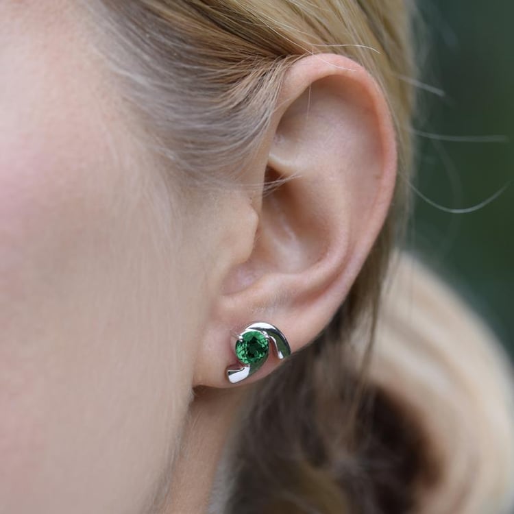 Náušnice se smaragdy 17267