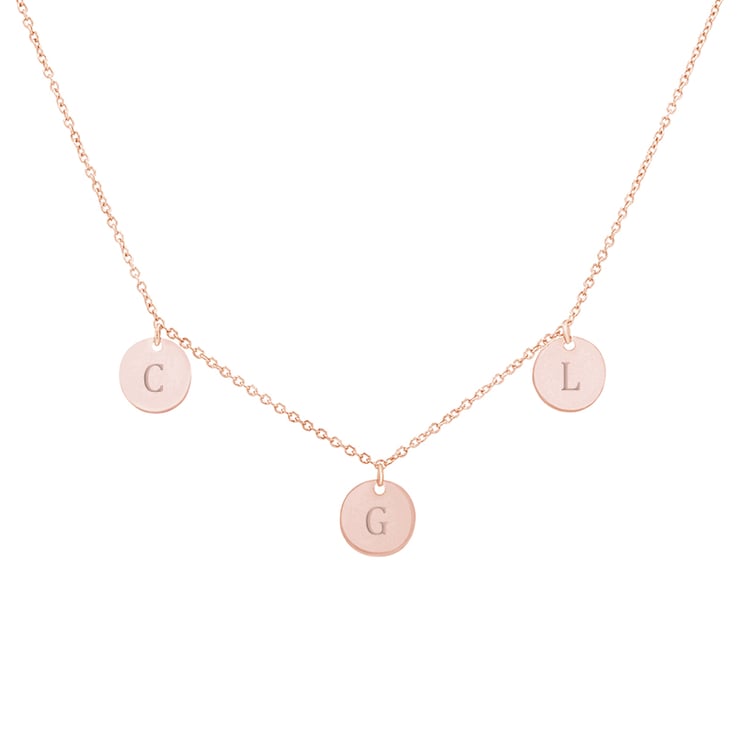 Stříbrný náhrdelník s penízky a gravírem William 111540