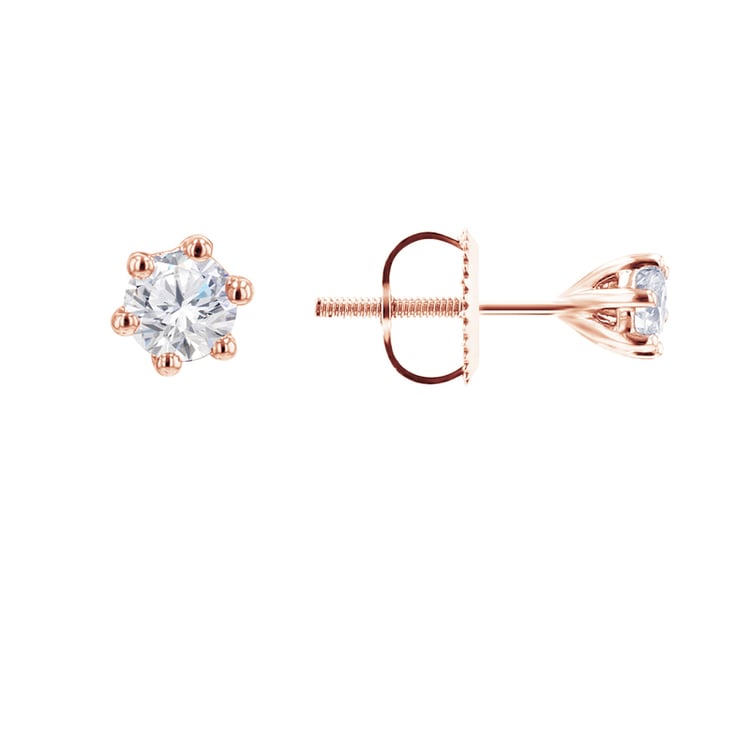 Minimalistické náušnice s diamanty Jayne 102371