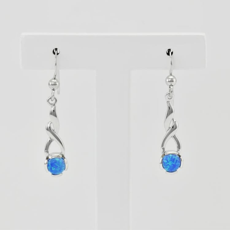 Náušnice s opály 48806