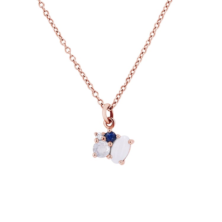 Cluster přívěsek z růžového zlata 78352