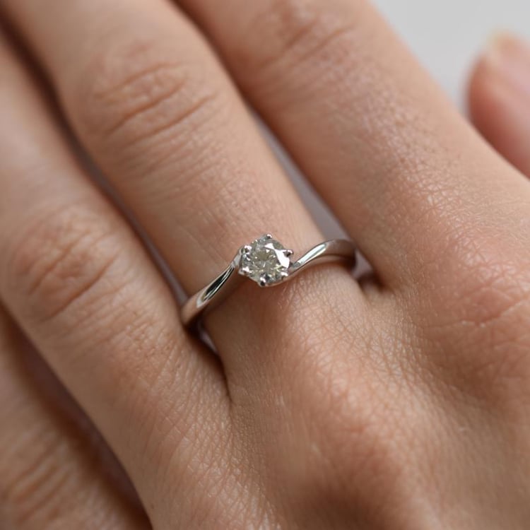 Diamantový zlatý prsten Hetal 64838