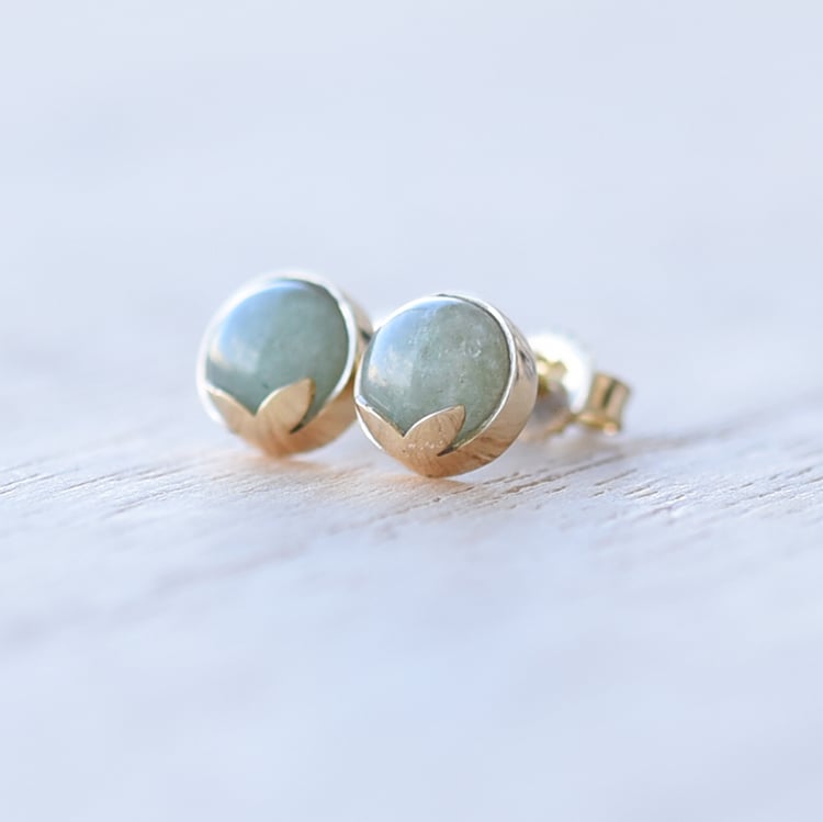 Náušnice s avanturíny 61905