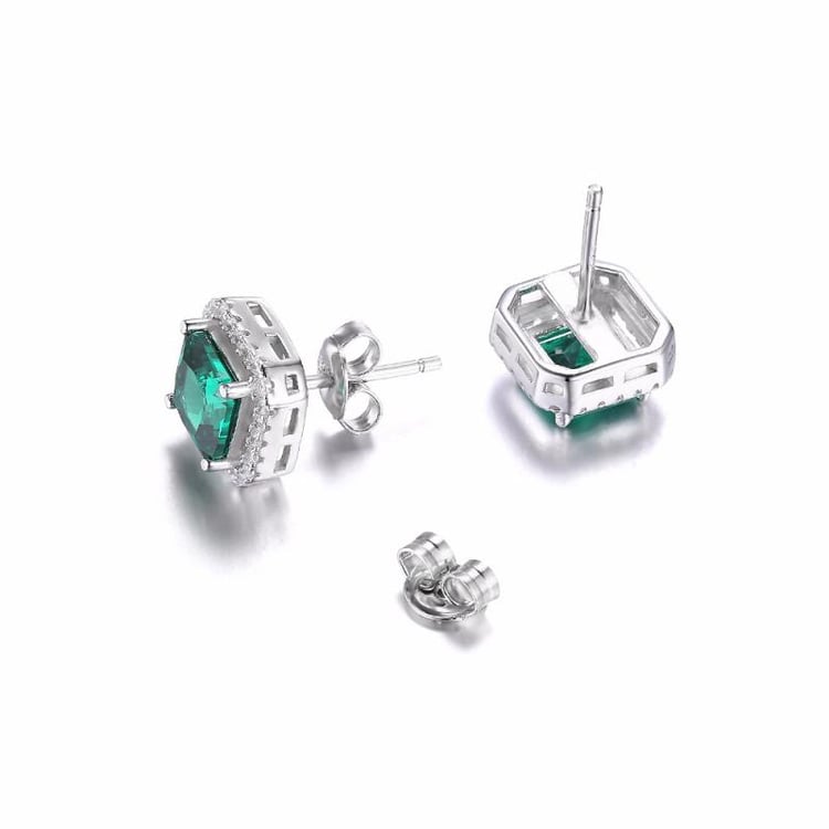 Napichovací stříbrné náušnice 22589