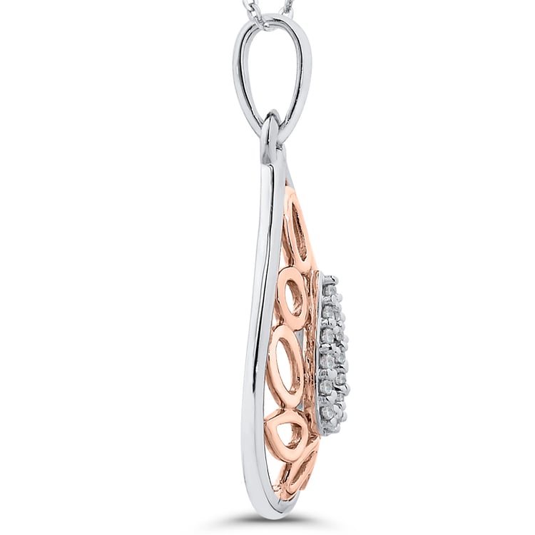 Zlatý přívěsek s diamanty 50784