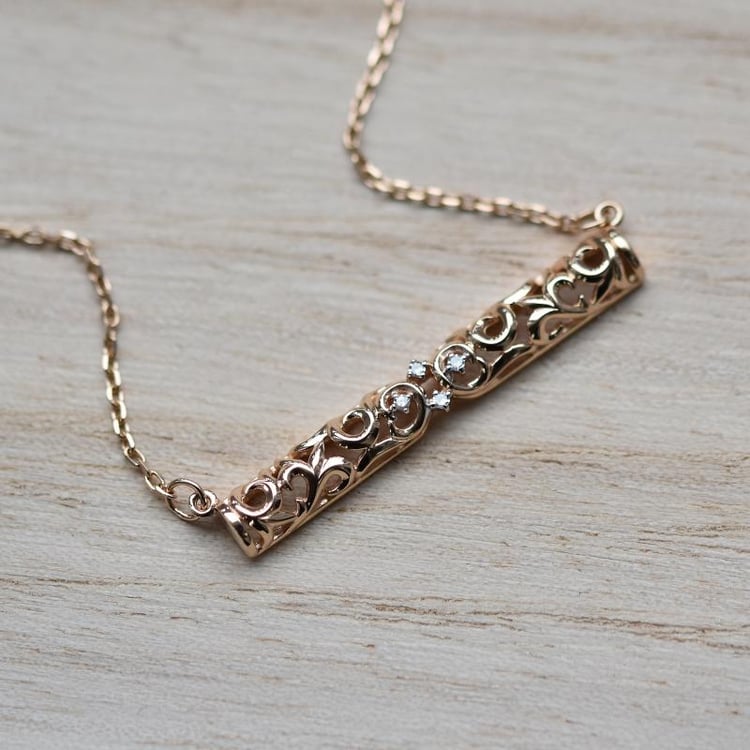 Vintage zlatý náhrdelník 43407