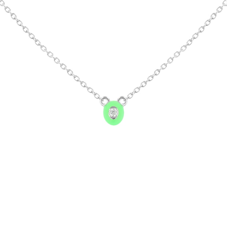 Keramický náhrdelník s lab-grown diamantem Noemi